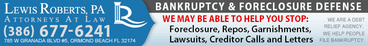 lewis roberts bankruptcy foreclosure  attorney lawyer palm coast flagler volusia