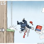 Republicans Drop In Polls Over First 100 Days by R.J. Matson, Portland, Maine.