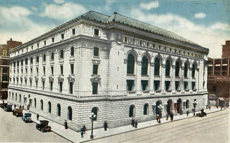 The 11th Circuit Court of Appeals in Atlanta in 1924, when the building was a post office. 
