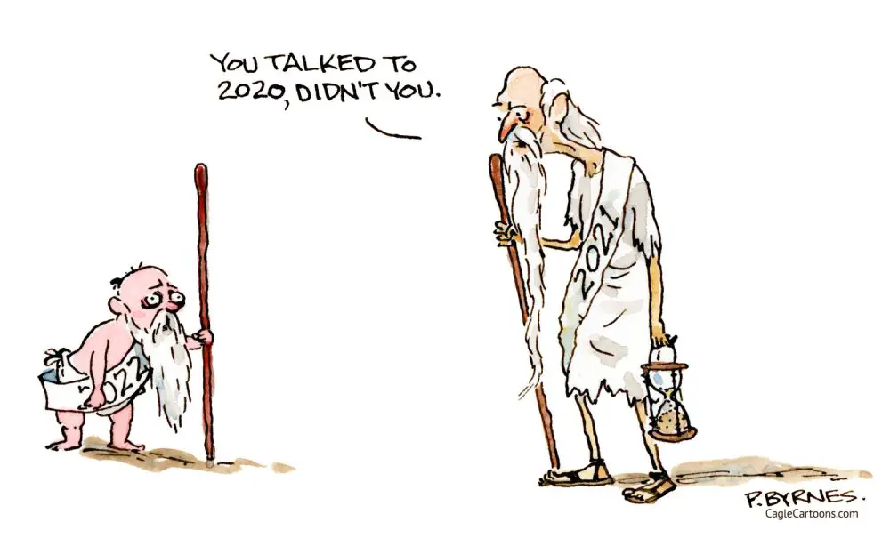  2022 Handoff by Pat Byrnes, PoliticalCartoons.com