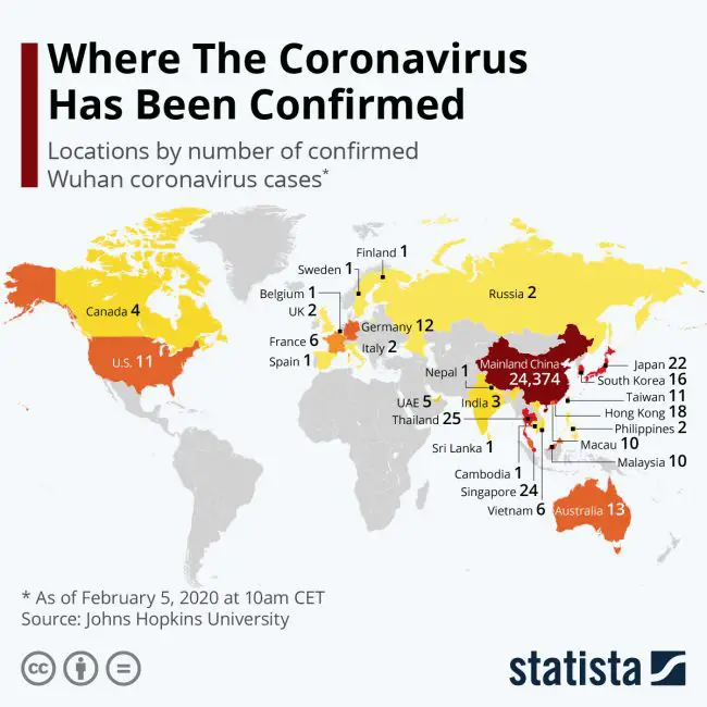 coronavirus confirmed