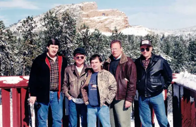 Phil Owensby and his classmates chose to spend part of their 25th high school reunion at Crazy Horse Mountain. (© FlaglerLive)