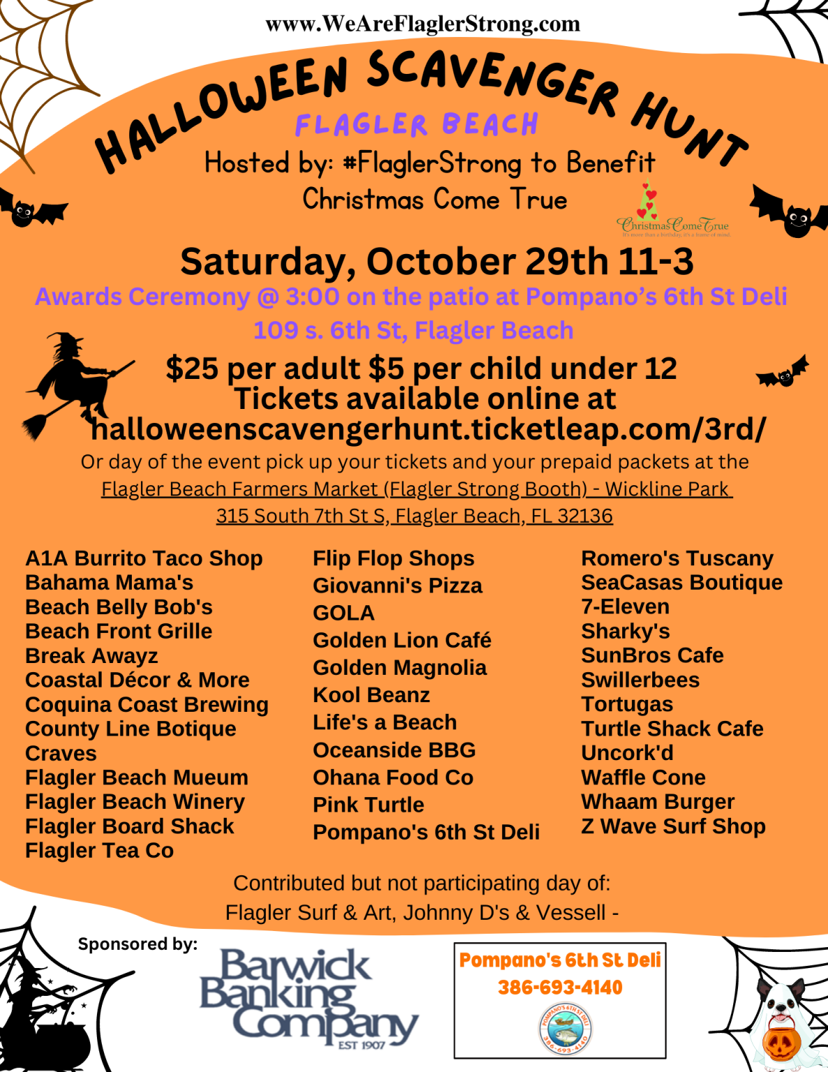 Halloween Scavenger Hunt in Flagler Beach FlaglerLive