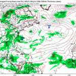 Tropical Storm Erin, forecast to become Hurricane Erin, tracked over the next several days by the American-consensus forecast at the National Hurricane Center. (Tropical Tidbits)