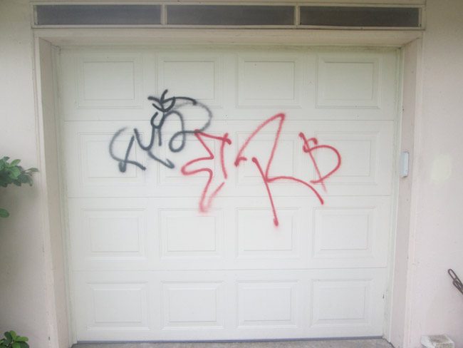 racially motivated graffiti