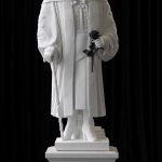 The statue of Mary McLeod Bethune to be unveiled Wednesday. (B-CU)
