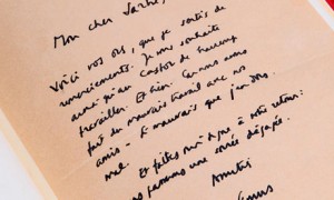 Camus letter to Sartre
