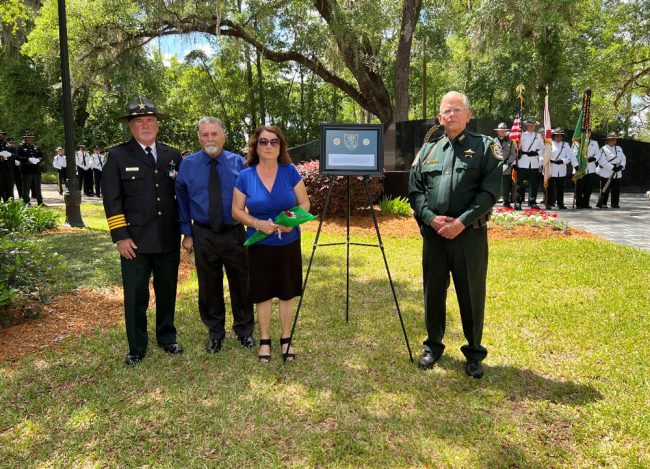 The Sheriff with the Celico family. (FCSO)