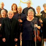 The Daytona Solisti Chamber Orchestra includes Susan Pitard Acree, founder and music director, front row second from right. The orchestra also includes violinist Olga Kolpakova, front left; pianist Dr. Michael Rickman, front second from left; and cellist Joseph Corporon, immediately behind Acree. Photo by Anthony Scaggs