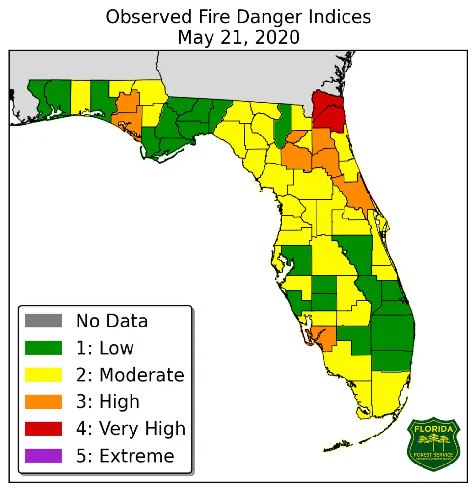 fire conditions florida