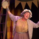 Marybeth Leifer portrays Joice Heth in the Flagler Playhouse production of the musical “Barnum.” (John Kearney)