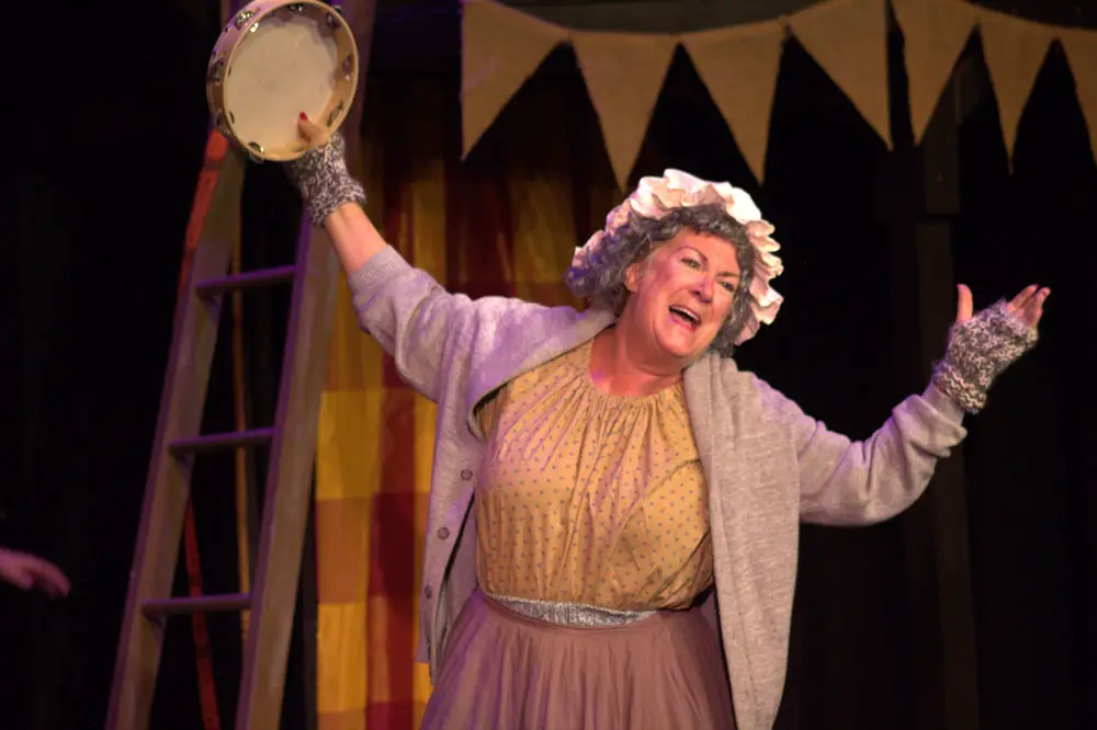 Marybeth Leifer portrays Joice Heth in the Flagler Playhouse production of the musical “Barnum.” (John Kearney) 