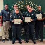 The Sheriff's Office's Honor Guard. See a second picture and the names below. (FCSO)