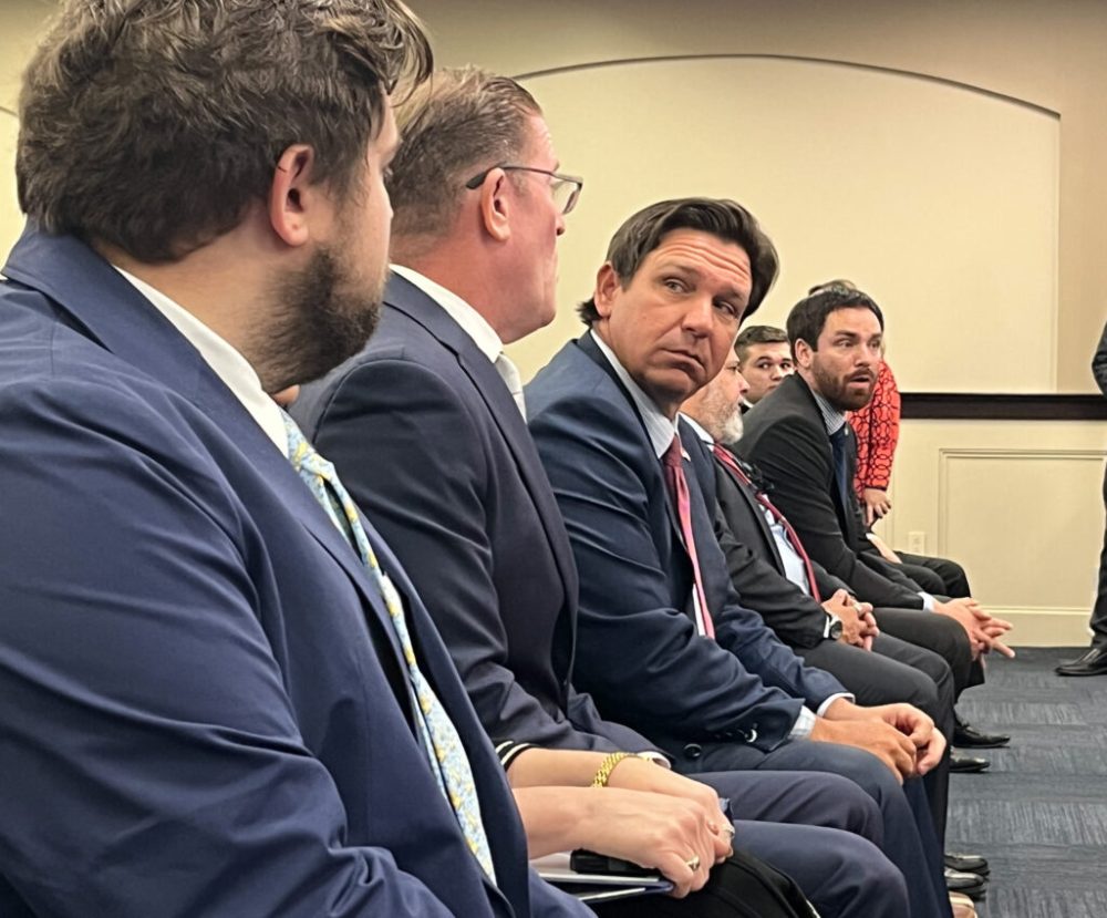Gov. DeSantis criticized Republican law enforcement seeking to spare some undocumented immigrants from deportation. (Photo by McKenna Horsley/Kentucky Lantern)