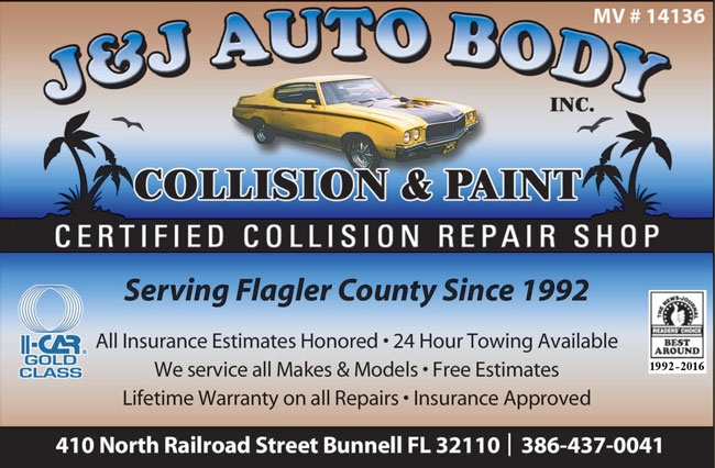 J&J Auto Body Collision repair & Paint Palm Coast-Bunnell (386) 437-0041