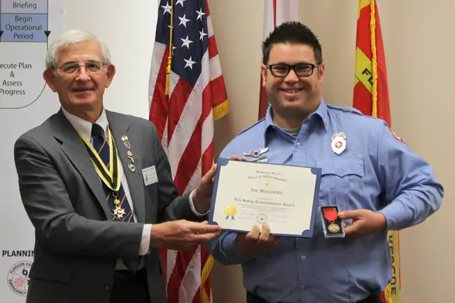 Jon Moscowitz firefighter of the year.