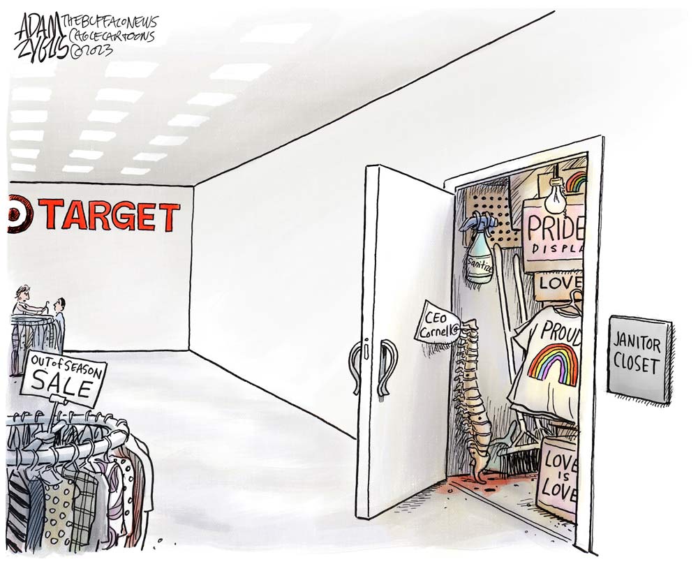 Pride Display by Adam Zyglis, The Buffalo News,