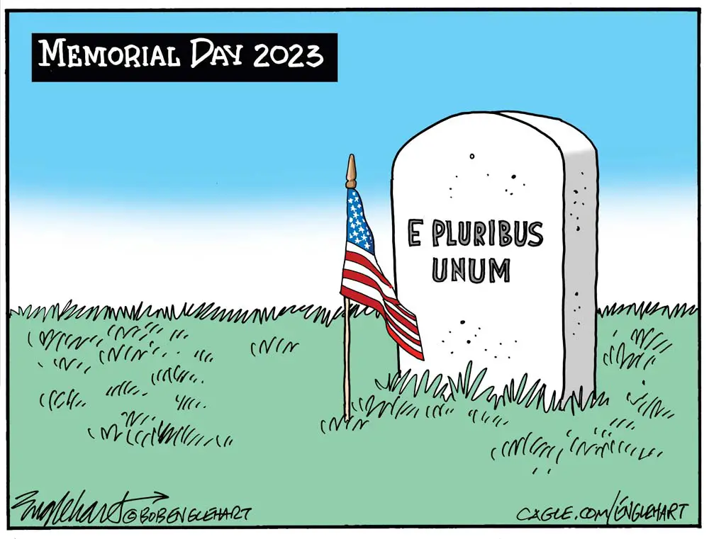 Memorial Day 2023 by Bob Englehart, PoliticalCartoons.com
