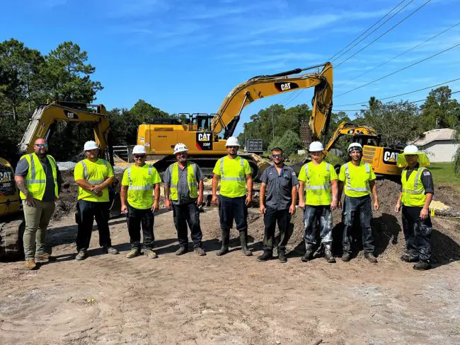 The crew who completed the project is pictured in the attached photo; from left to right: Kevin Nelson (Supervisor), Paul Bartnik, John Costa, Tim Lowe (Crew Leader), Andrew Torres, Steve Costa, Mark Johnson, Chris Bevacqua, and Angel Perez.