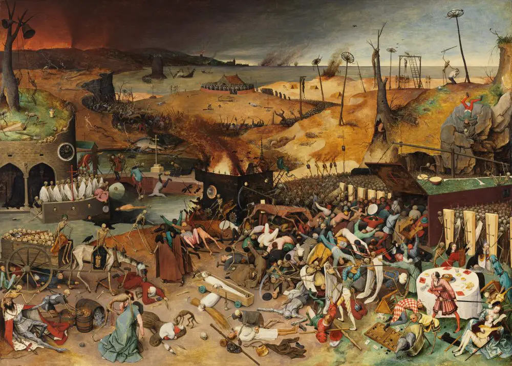Pieter Bruegel the Elder's "The Triumph of Death" (1562). Trump Covid-19