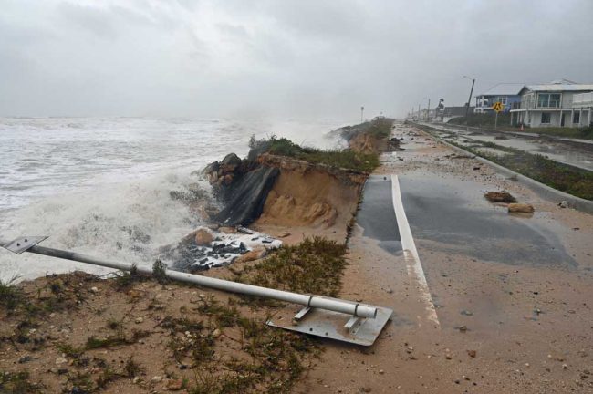 Looking south on A1A. (© FlaglerLive)