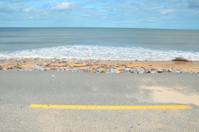 A1A dunes erosion hurricane Matthew