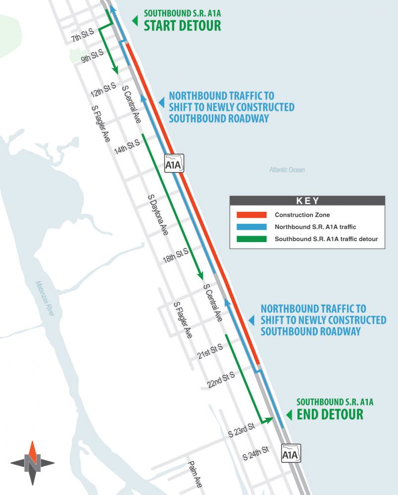 state road a1a construction