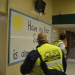 An active-shooter drill at Flagler Palm Coast High School in 2015. (© FlaglerLive)