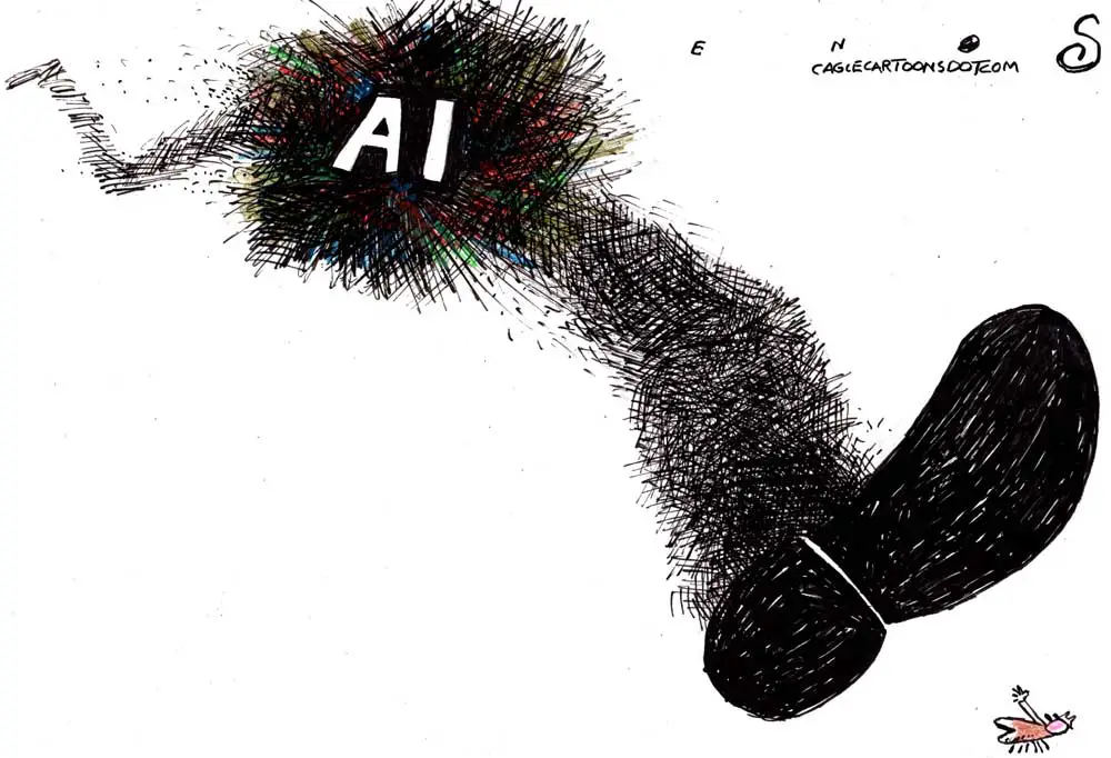 Impending, upending AI, by Randall Enos, Easton, Conn. 
