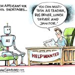 Schools help wanted by Dave Granlund, PoliticalCartoons.com