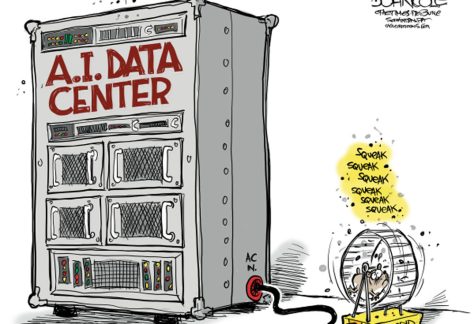Electric grid and AI data center demands by John Cole, The Scranton Times-Tribune.