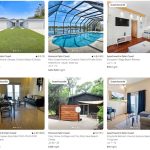 Some of Airbnb's current listings in Palm Coast, from an online screenshot.