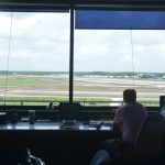 The view from the Flagler airport's control tower. (© FlaglerLive)