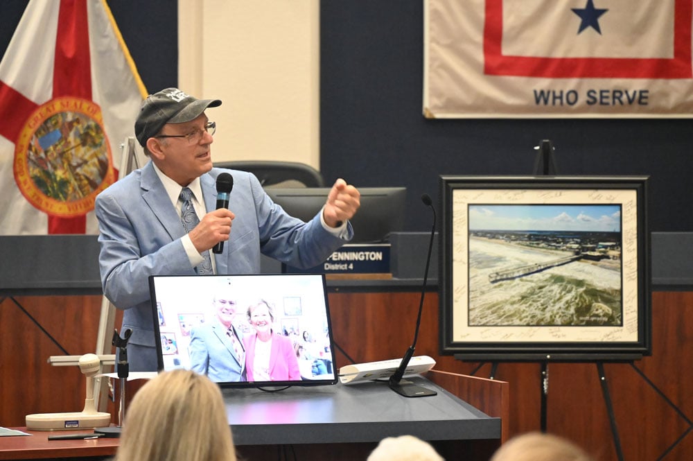 His decades as Flagler County attorney aside, Al Hadeed has always championed environmental causes through financial contributions, legal defenses, advocacy and public policy guidance. (© FlaglerLive)