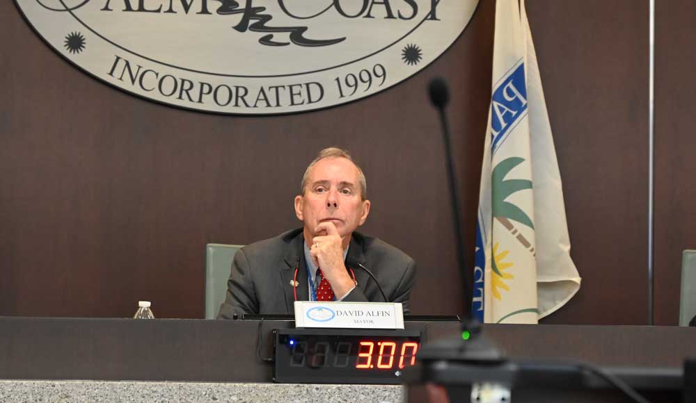 Palm Coast Mayor David Alfin. ethics commission