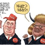 Alito and Thomas Trump Conflicts by Rick McKee, CagleCartoons.com