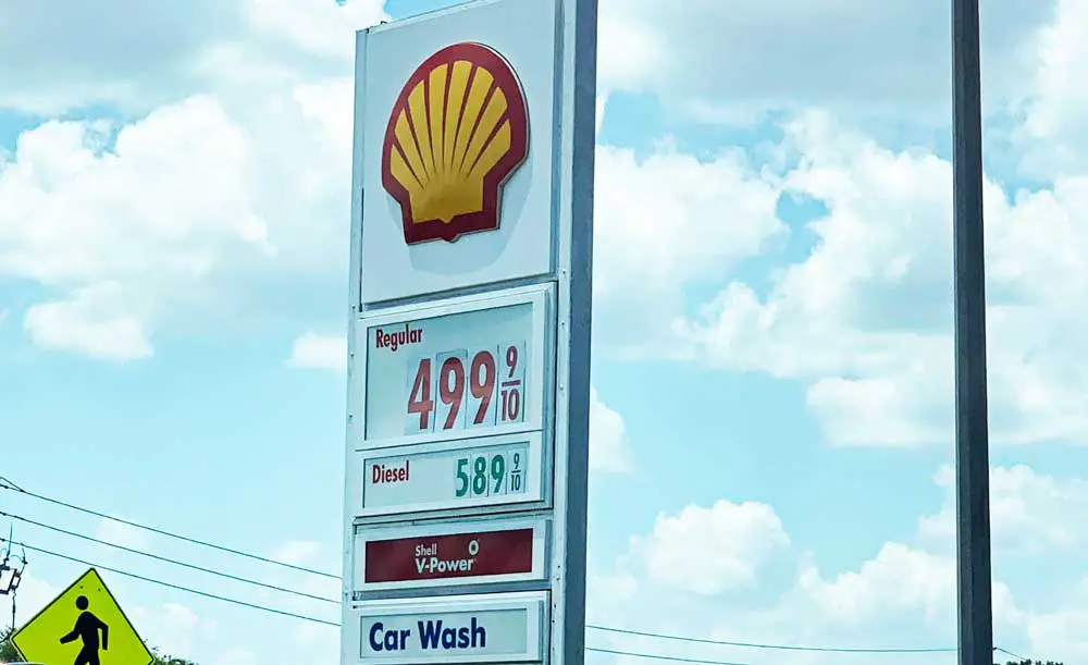 $5 a gallon gas