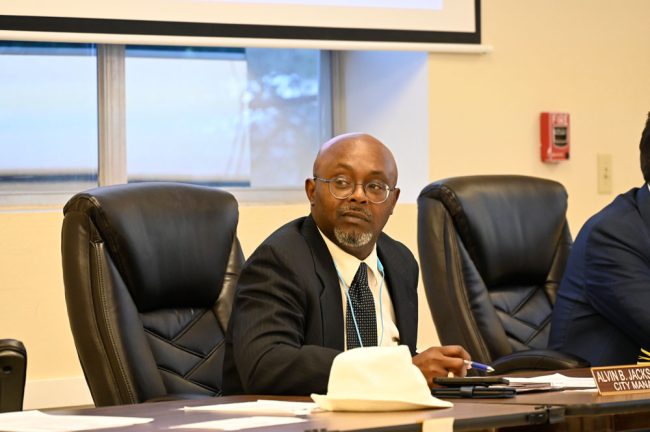 City Manager Alvin Jackson. (© FlaglerLive)