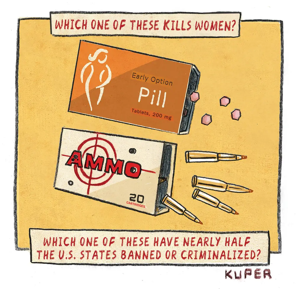 Banning Abortion by Peter Kuper, PoliticalCartoons.com