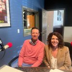 Judge Andrea Totten with Clerk of Court Tom Bexley in their joint appearance on Free For All Friday last week. (WNZF)