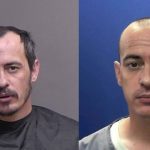 Andrew Williams in his Flagler County jail mugshot, left, and in his state prison shot from a year and a half ago.