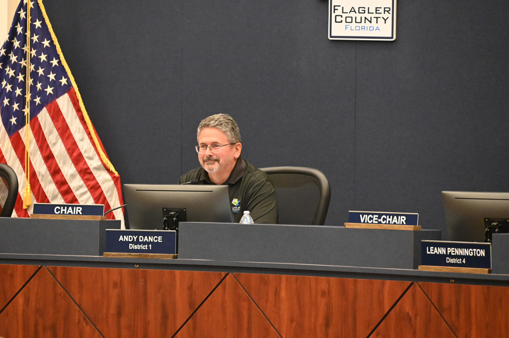 County Commission Chair Andy Dance. (© FlaglerLive)