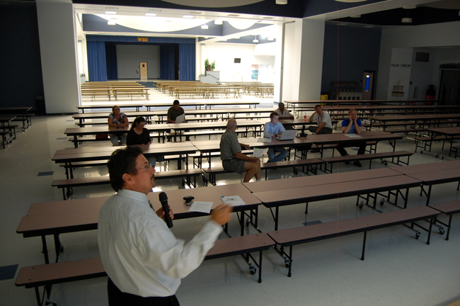 andy dance buddy taylor school tax referendum town hall