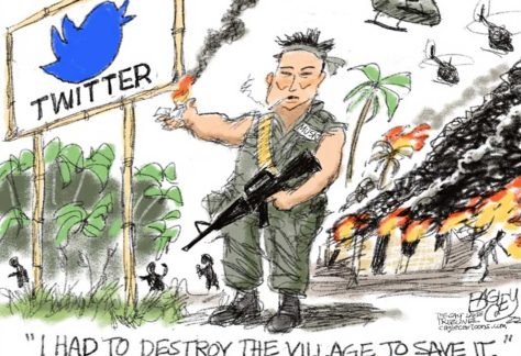 Apocalypse Musk (Pat Bagley politicalcartoons.com)