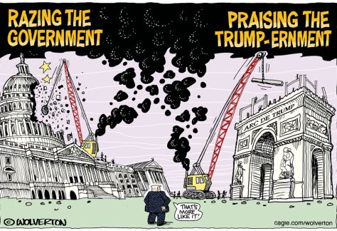 Cutting Government While Builiding an Arch by Monte Wolverton, Battle Ground