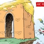 Arc de Trump by Jeff Koterba, patreon.com/jeffreykoterba