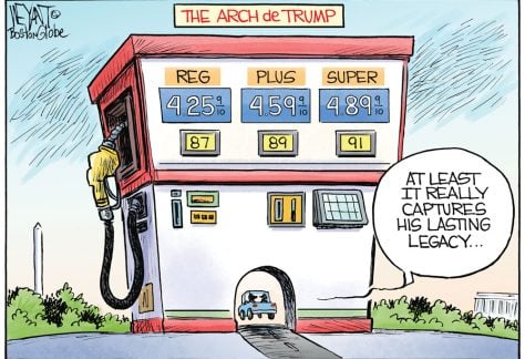 Arc de Trump by Christopher Weyant, The Boston Globe