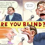 Desantis Are You Blind by Ed Wexler, CagleCartoons.com