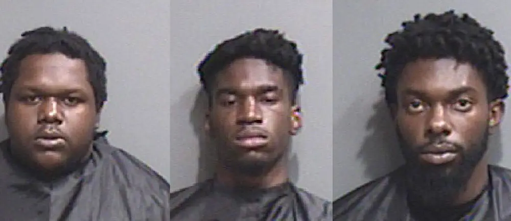 Jamey J. Bennett, 18, of 8 Selkirk Place in Palm Coast, Paul P. Pajotte, 25, either of 2888 Park Meadow Drive or 1325 Crawford Drive in Palatka (his county jail and state prison bookings have different information), and Randy Alexandre,