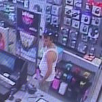 The assailant in a surveillance video capture at the store. (FCSO)